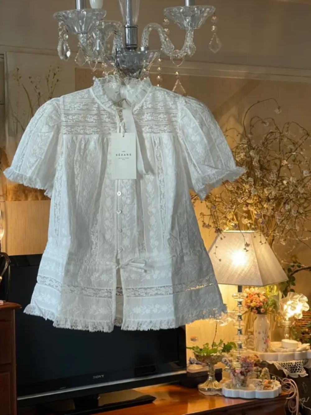 SHENALI SHIRT  Ecru